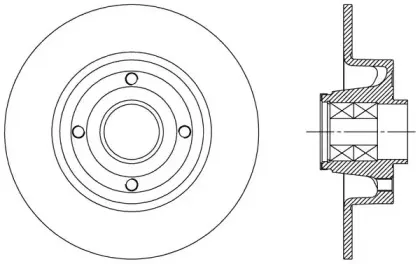Тормозной диск OPEN PARTS купить