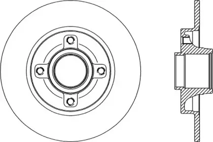 Тормозной диск OPEN PARTS купить