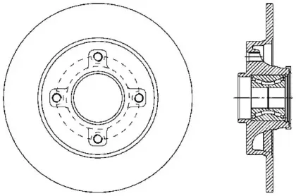 Тормозной диск OPEN PARTS купить
