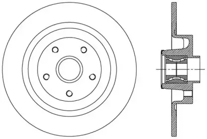 Тормозной диск OPEN PARTS купить
