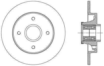 Тормозной диск OPEN PARTS купить