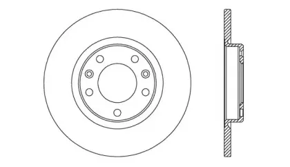 Тормозной диск OPEN PARTS купить