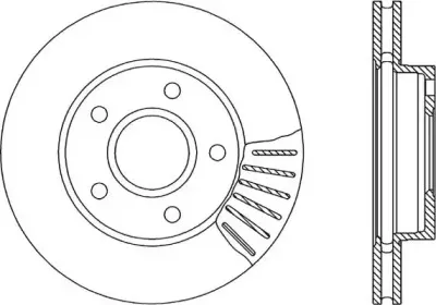 Тормозной диск OPEN PARTS купить
