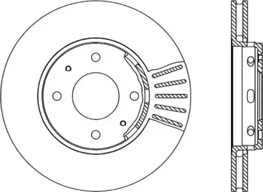 Тормозной диск OPEN PARTS купить