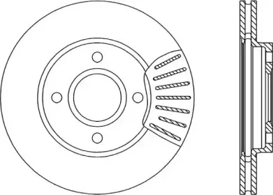 Тормозной диск OPEN PARTS купить