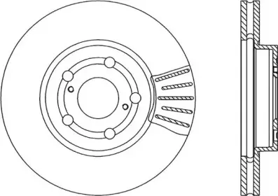 Тормозной диск OPEN PARTS купить