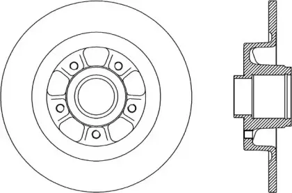 Тормозной диск OPEN PARTS купить