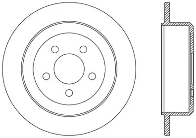 Тормозной диск OPEN PARTS купить