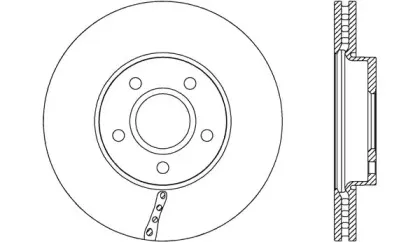 Тормозной диск OPEN PARTS купить