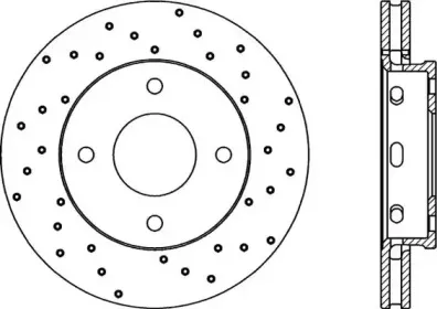 Тормозной диск OPEN PARTS купить