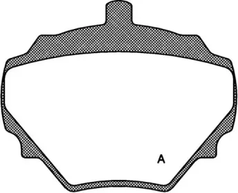 Комплект тормозных колодок, дисковый тормоз OPEN PARTS купить