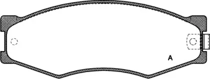 Комплект тормозных колодок, дисковый тормоз OPEN PARTS купить