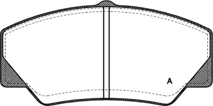 Комплект тормозных колодок, дисковый тормоз OPEN PARTS купить
