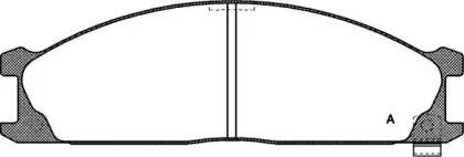 Комплект тормозных колодок, дисковый тормоз OPEN PARTS купить