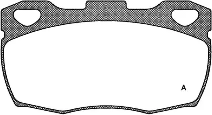 Комплект тормозных колодок, дисковый тормоз OPEN PARTS купить