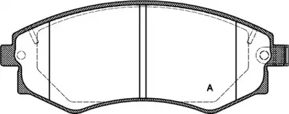Комплект тормозных колодок, дисковый тормоз OPEN PARTS купить