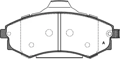 Комплект тормозных колодок, дисковый тормоз OPEN PARTS купить