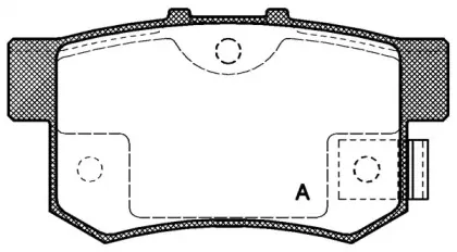 Комплект тормозных колодок, дисковый тормоз OPEN PARTS купить