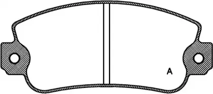 Комплект тормозных колодок, дисковый тормоз OPEN PARTS купить