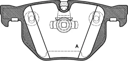 Комплект тормозных колодок, дисковый тормоз OPEN PARTS купить