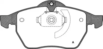 Комплект тормозных колодок, дисковый тормоз OPEN PARTS купить