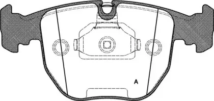 Комплект тормозных колодок, дисковый тормоз OPEN PARTS купить