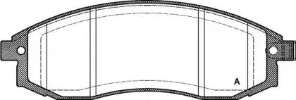 Комплект тормозных колодок, дисковый тормоз OPEN PARTS купить