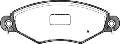 Комплект тормозных колодок, дисковый тормоз OPEN PARTS купить