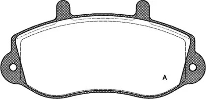 Комплект тормозных колодок, дисковый тормоз OPEN PARTS купить