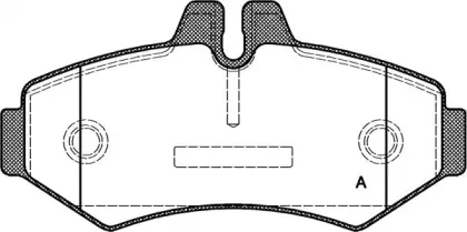 Комплект тормозных колодок, дисковый тормоз OPEN PARTS купить