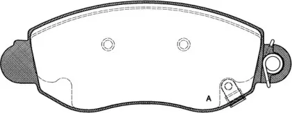 Комплект тормозных колодок, дисковый тормоз OPEN PARTS купить