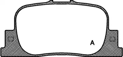 Комплект тормозных колодок, дисковый тормоз OPEN PARTS купить