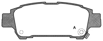 Комплект тормозных колодок, дисковый тормоз OPEN PARTS купить