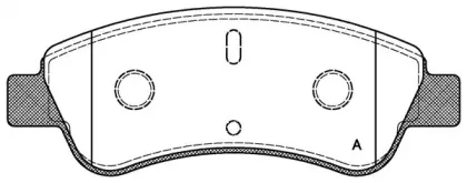Комплект тормозных колодок, дисковый тормоз OPEN PARTS купить