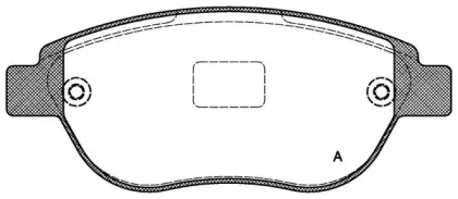 Комплект тормозных колодок, дисковый тормоз OPEN PARTS купить