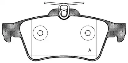 Комплект тормозных колодок, дисковый тормоз OPEN PARTS купить