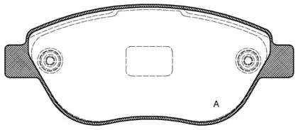 Комплект тормозных колодок, дисковый тормоз OPEN PARTS купить