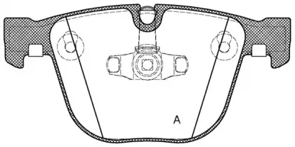 Комплект тормозных колодок, дисковый тормоз OPEN PARTS купить