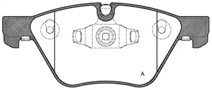 Комплект тормозных колодок, дисковый тормоз OPEN PARTS купить