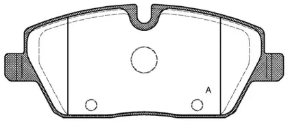 Комплект тормозных колодок, дисковый тормоз OPEN PARTS купить