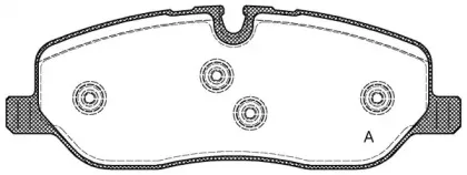 Комплект тормозных колодок, дисковый тормоз OPEN PARTS купить
