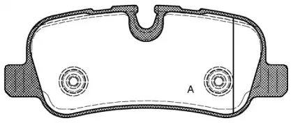 Комплект тормозных колодок, дисковый тормоз OPEN PARTS купить