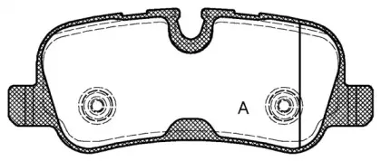 Комплект тормозных колодок, дисковый тормоз OPEN PARTS купить
