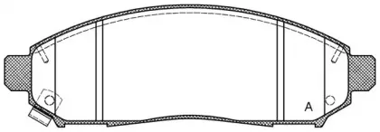 Комплект тормозных колодок, дисковый тормоз OPEN PARTS купить