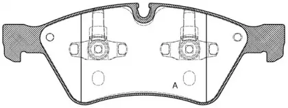 Комплект тормозных колодок, дисковый тормоз OPEN PARTS купить