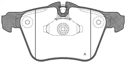 Комплект тормозных колодок, дисковый тормоз OPEN PARTS купить