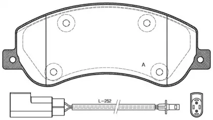 Комплект тормозных колодок, дисковый тормоз OPEN PARTS купить