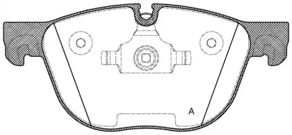 Комплект тормозных колодок, дисковый тормоз OPEN PARTS купить