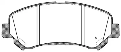 Комплект тормозных колодок, дисковый тормоз OPEN PARTS купить