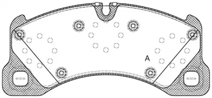 Комплект тормозных колодок, дисковый тормоз OPEN PARTS купить